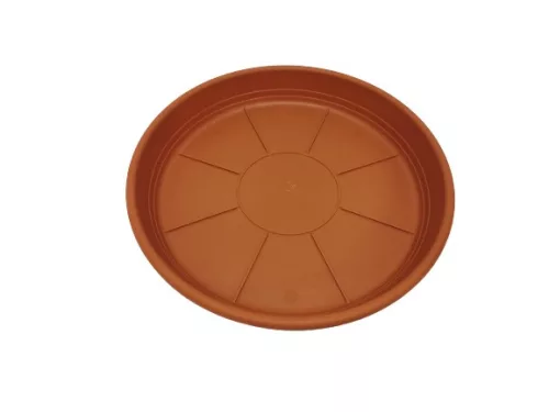 Virágcserép alátét 18 cm terrakotta műanyag