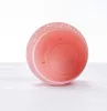 Rózsaszín virágkaspó csipke mintázattal, 14,5 cm