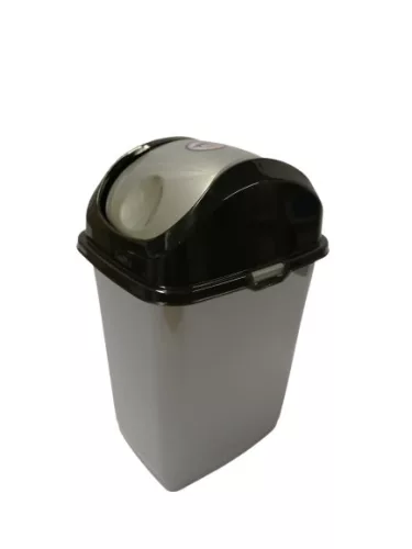Billenős szemetes (5 l), szürke