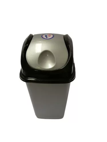 Billenős szemetes (5 l), szürke
