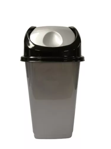 Billenős szemetes (5 l), szürke