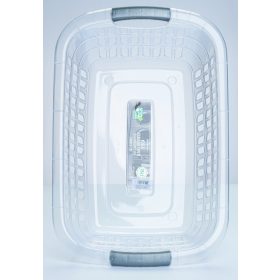 * Ruhakosár ovális 25 l, átlátszó