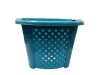 * Rattan hatású ruháskosár 34 l, kék (KKS)