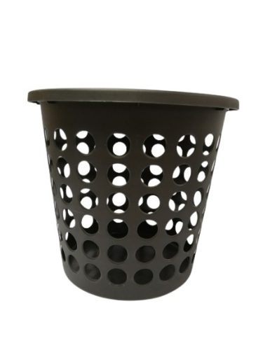 Szennyestartó kosár 25 l, fekete