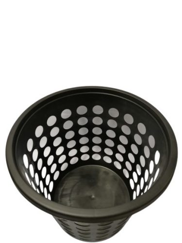 Szennyestartó kosár 25 l, fekete