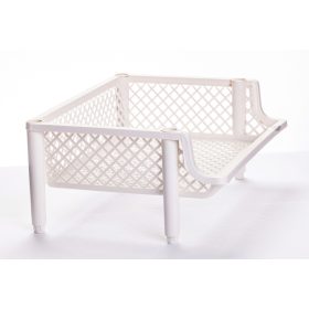 Tároló polc fehér színben