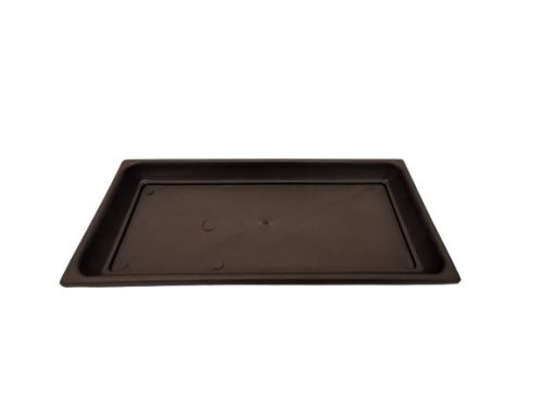 Balkonláda alátét 40 cm barna műanyag