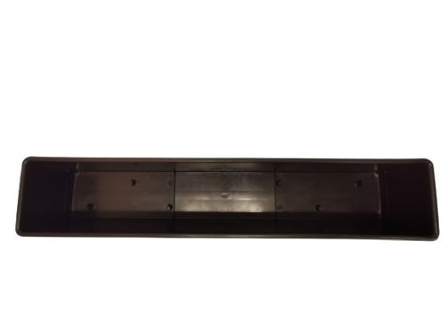 Balkonláda 80 cm barna műanyag