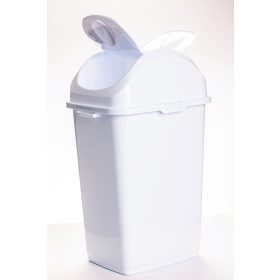 Billenős szemetes fehér színben (35 L-es)