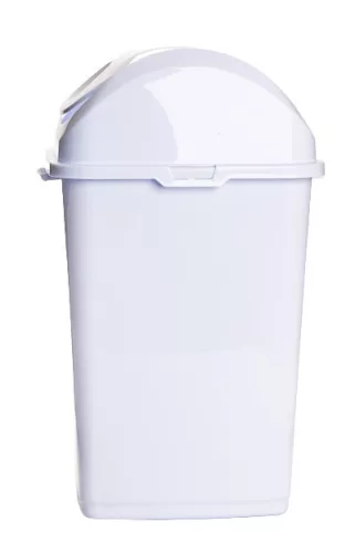 Billenős szemetes fehér színben (35 L-es)