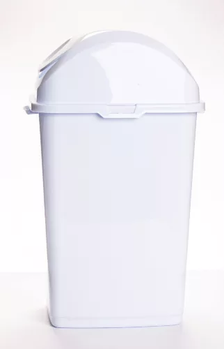 Billenős szemetes fehér színben (35 L-es)