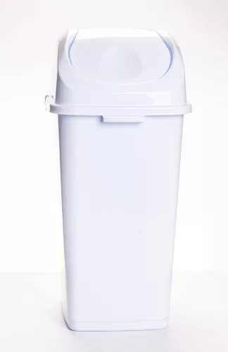 Billenős szemetes fehér színben (35 L-es)