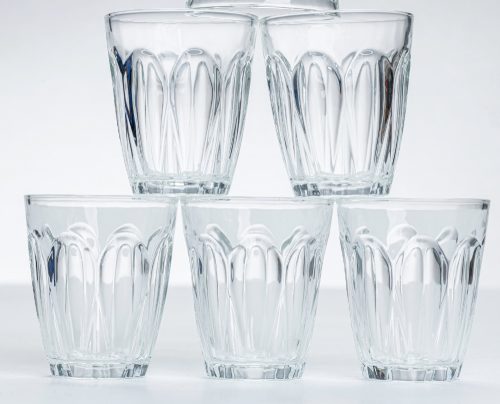 6 db-os üveg kávéspohár szett (90 ml-es)