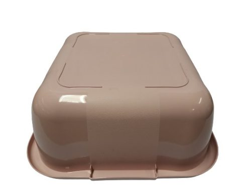 Szögletes tál 15 L műanyag pink (KKS)
