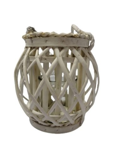 Mécsestartó, kötél füllel (fehér)