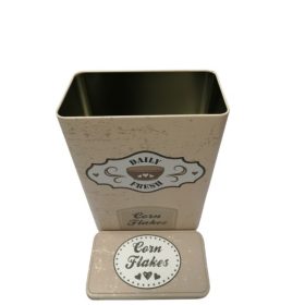 Fém gabonapelyhes doboz