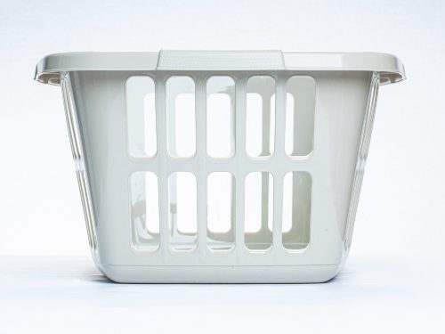 * Ruháskosár 40L. Bézs