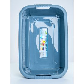 * Rattan hatású ruháskosár 20 L szürke (KKS)