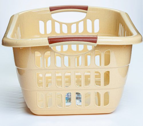 * Ruhás kosár 25 l bézs