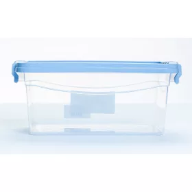 * Tároló doboz kék tetővel 4 l