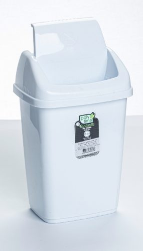 * Billenős szemetes 5 L fehér