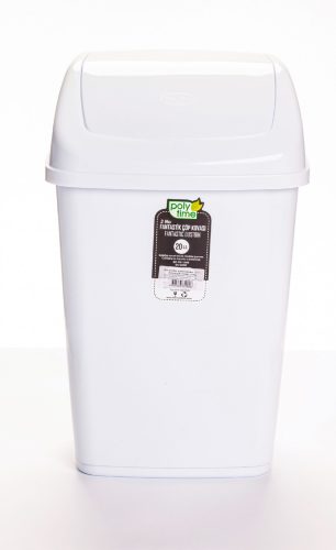 * Billenős szemetes 20 l Fehér