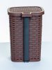 * Pedálos szemetes rattan hatású 12 l Barna