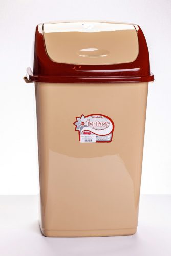 * Billenős szemetes 50 l bézs