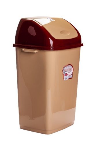 * Billenős szemetes 50 l bézs