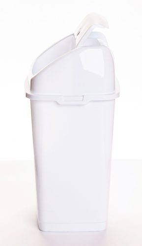 * Billenős szemetes 18 l fehér