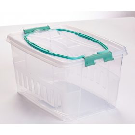 * Tároló doboz zárható tetővel