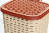 * Pedálos szemetes rattan hatású 12 l Bézs