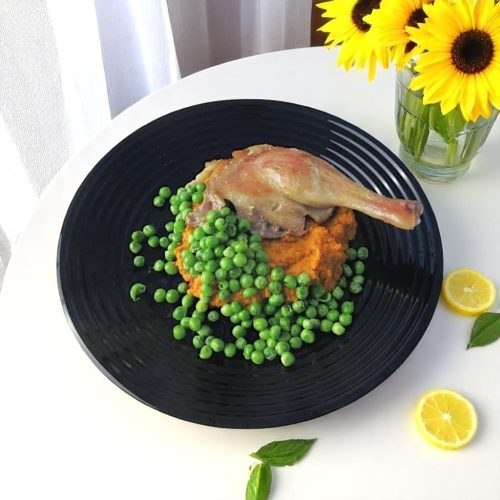 18 részes Luminarc Harena fekete-fehér étkészlet