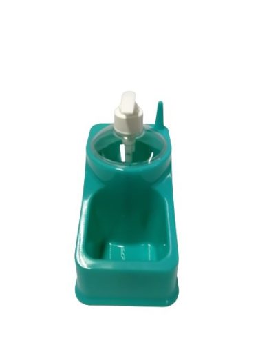 * Pumpás mosogatószer szivacs tartó türkiz kék