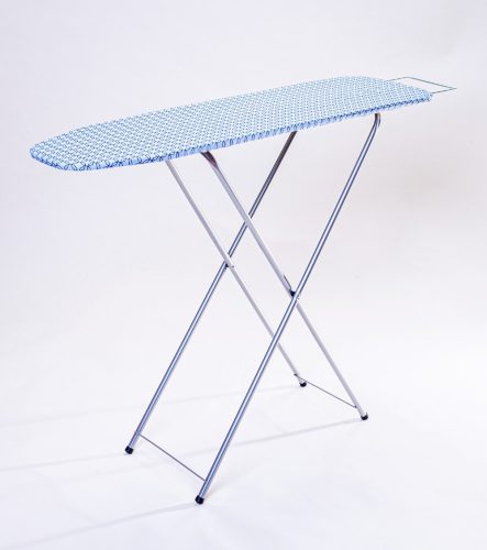 * Vasalóállvány fa 104*30 cm Kék mintás