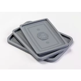 * Ételtartó 3 részes szürke