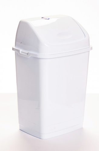 * Billenős szemetes 50 l fehér