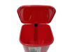 * Szemetes pedálos 7.5L piros