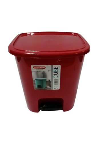 * Szemetes pedálos 7.5L piros
