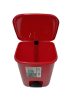 * Szemetes pedálos 7.5L piros