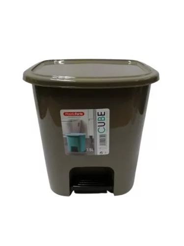 * Szemetes pedálos 7.5L barna