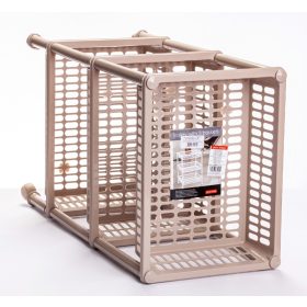 Gurulós tároló állvány, bézs színben