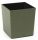 Virágtartó+betét 18,5*18,5 zöld műanyag (KKS)