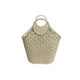 Füles szatyor műanyag fehér