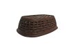 Tárolókosár rattan hatású műanyag 3 l, barna
