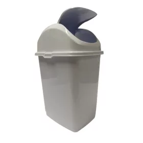 Billenős szemetes fehér színben (5 L-es)