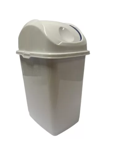 Billenős szemetes fehér színben (5 L-es)