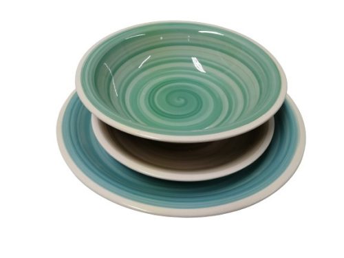 Tognana Almeida louise kerámia étkészlet, 18 részes színes