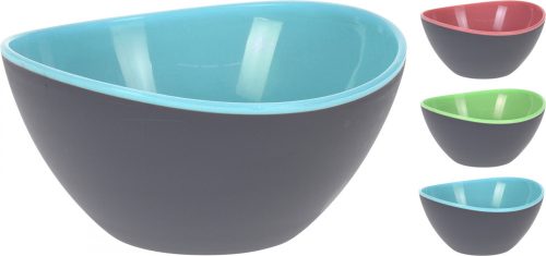 Műanyag tál vegyes színben 330ml (GY)