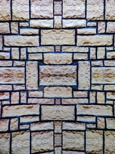 Kis kockakő mintás öntapadós tapéta